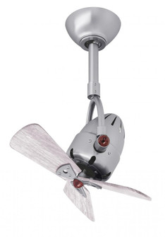 Diane oscillating ceiling fan in Brushed Nickel finish with solid barn wood blades. (230|DI-BN-WDBW)