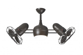 Dagny LK - Rotational Ceiling Fan - Integrated LED - Textured Bronze Finish - Metal Blades (230|DGLK-TB-MTL)