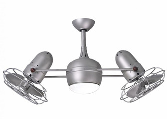 Dagny LK - Rotational Ceiling Fan - Integrated LED - Brushed Nickel Finish - Metal Blades (230|DGLK-BN-MTL)
