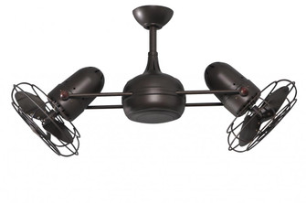 Dagny - Rotational Ceiling Fan - Textured Bronze Finish - Metal Blades (230|DG-TB-MTL)
