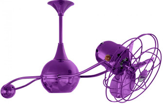 Brisa 2000 - Rotational Ceiling Fan - Ametista Finish - Metal Blades (230|B2K-LTPURPLE-MTL)