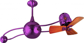 Brisa 360° counterweight rotational ceiling fan in Ametista (Purple) finish with solid sustainabl (230|B2K-LTPURPLE-WD)