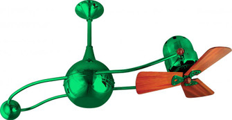Brisa 360° counterweight rotational ceiling fan in Esmerelda (Green) finish with solid sustainabl (230|B2K-GREEN-WD)