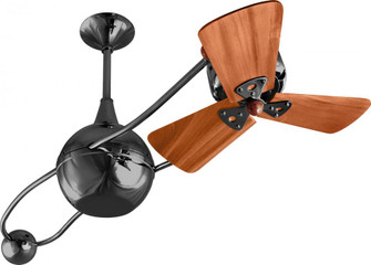Brisa 2000 - Rotational Ceiling Fan - Black Nickel Finish - Wood Blades (230|B2K-BKN-WD)