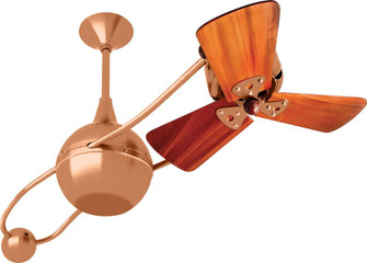 Brisa 2000 - Rotational Ceiling Fan - Brushed Copper Finish - Mahogany Tone Blades (230|B2K-BRCP-WD)