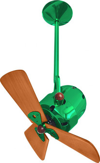 Bianca Direcional - Directional Ceiling Fan - Esmerelda Finish - Wood Blades (230|BD-GREEN-WD)