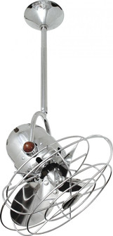 Bianca Direcional - Directional Ceiling Fan - Polished Chrome Finish - Metal Blades (230|BD-CR-MTL-DAMP)