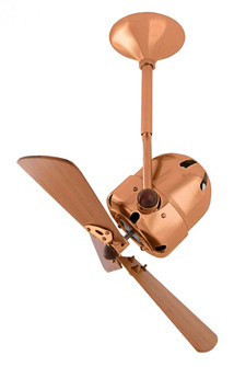 Bianca Direcional - Directional Ceiling Fan - Brushed Copper Finish - Mahogany Tone Blades (230|BD-BRCP-WD)
