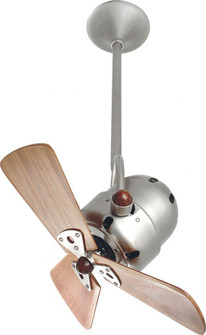Bianca Direcional - Directional Ceiling Fan - Brushed Nickel Finish - Mahogany Tone Blades (230|BD-BN-WD-DAMP)
