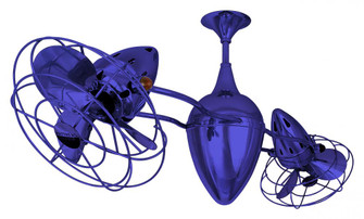Ar Ruthiane - Rotational Ceiling Fan - Safira Finish - Metal Blades (230|AR-BLUE-MTL)