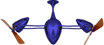 Ar Ruthiane - Rotational Ceiling Fan - Safira Finish - Wood Blades (230|AR-BLUE-WD)