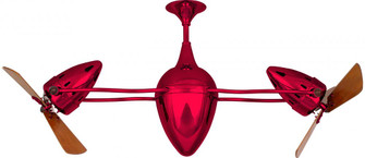 Ar Ruthiane - Rotational Ceiling Fan - Rubi Finish - Wood Blades (230|AR-RED-WD)