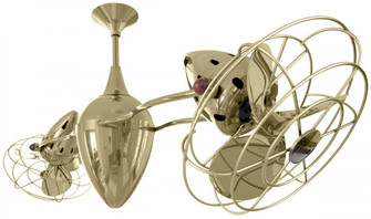 Ar Ruthiane - Rotational Ceiling Fan - Polished Brass Finish - Metal Blades (230|AR-PB-MTL)