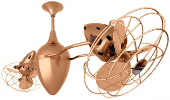 Ar Ruthiane - Rotational Ceiling Fan - Brushed Copper Finish - Metal Blades (230|AR-BRCP-MTL)