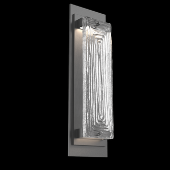 Tabulo Outdoor Sconce (M)-Argento Grey-Linea Cast Glass (1289|ODB0090-01-AG-TL-L2)
