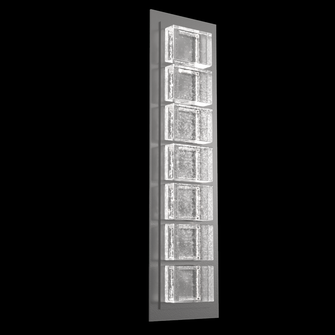 Tessera  Outdoor Sconce (S)-Argento Grey-Pavé Cast Glass (1289|ODB0087-01-AG-TP-L2)