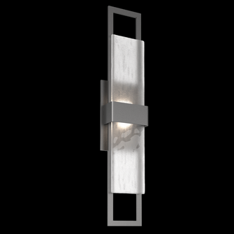 Sasha Large Sconce - Argento Grey - Frosted Granite Glass (1289|ODB0085-02-AG-FG-L2)