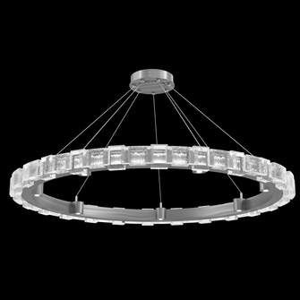 Tessera 50in Ring-Satin Nickel-Tetro Cast Glass (1289|CHB0087-50-SN-TE-CA1-L3)