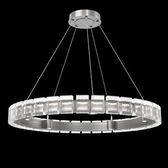 Tessera 38in Ring-Satin Nickel-Pavé Cast Glass (1289|CHB0087-38-SN-TP-CA1-L3)