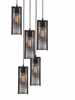 Downtown Mesh Round 11pc Multi-Pendant (1289|CHB0020-11-GP-0-C01-E2)