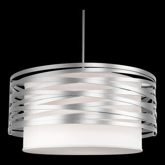 Tempest Drum with Linen Shade - 30-Inch (1289|CHB0013-30-CS-SH-001-E2)