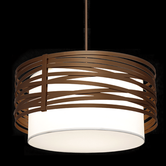 Tempest Drum with Linen Shade - 24-Inch (1289|CHB0013-24-BB-SH-001-E2)