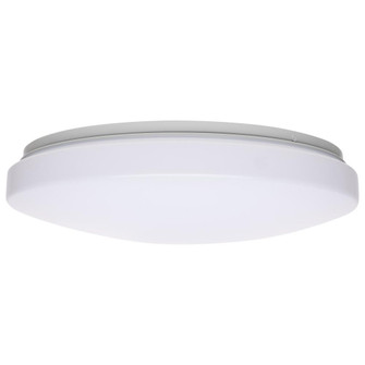 14 Inch LED Cloud Fixture 0-10V Dimming; CCT Selectable; White Finish (81|62/1226)