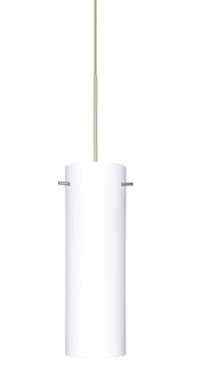 Besa Copa Pendant for Multiport Canopy, Opal Matte, Satin Nickel, 1x5W LED (127|X-493007-LED-SN)