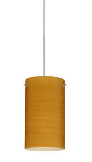 Besa Stilo 7 Pendant for Multiport Canopy Satin Nickel Oak 1x50W MAX GY6.35 Base (127|X-4404OK-SN)