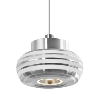 Besa, Flower Cord Pendant, Frost/Frost, Satin Nickel Finish, 1x3W LED (127|RXP-FLOW00-FRFR-LED-SN)