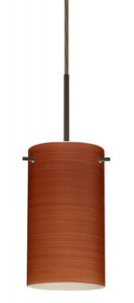 Besa Stilo 7 Pendant For Multiport Canopy Bronze Cherry 1x50W E12 base, 15Ft. Cord (127|B-4404CH-BR-L)