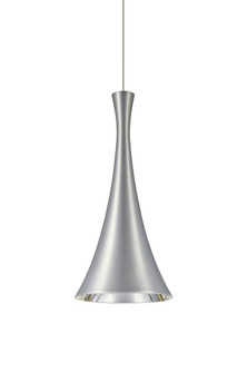 Besa, Rondo Cord Pendant, Satin Nickel Finish, 1x9W LED, 15Ft. Cord (127|1XT-RONDO-LED-SN-L)