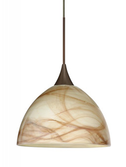 Besa Pendant Brella Bronze Mocha 1x5W LED, 15Ft. Cord (127|1XT-467983-LED-BR-L)