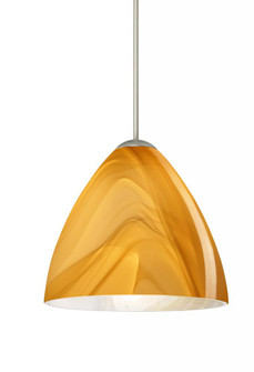 Besa Pendant Mia Satin Nickel Honey 1x50W MAX GY6.35 Base, 15Ft. Cord (127|1XT-1779HN-SN-L)