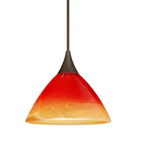 Besa Pendant Domi Bronze Solare 1x6W LED, 15Ft. Cord (127|1XT-1743SL-LED-BR-L)