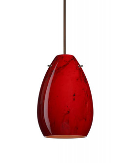 Besa Pendant Pera 6 Bronze Magma 1x50W MAX GY6.35 Base, 15Ft. Cord (127|1XT-1713MA-BR-L)