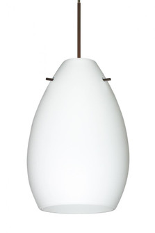 Besa Pendant Pera 6 Bronze Opal Matte 1x50W Halogen, 15Ft. Cord (127|1XT-171307-BR-L)