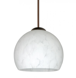 Besa Pendant Palla 5 Bronze Carrera 1x5W LED, 15Ft. Cord (127|1XC-565819-LED-BR-L)