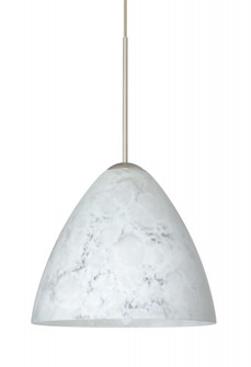 Besa Pendant Mia Satin Nickel Carrera 1x50W MAX GY6.35 Base, 15Ft. Cord (127|1XC-177919-SN-L)