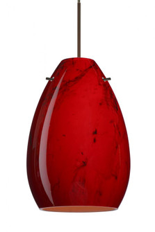 Besa Pendant Pera 6 Bronze Magma 1x50W MAX GY6.35 Base, 15Ft. Cord (127|1XC-1713MA-BR-L)