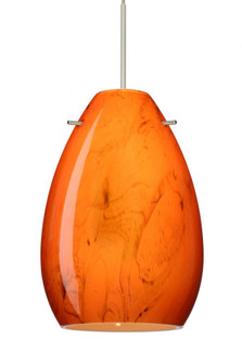 Besa Pendant Pera 6 Satin Nickel Habanero 1x50W MAX GY6.35 Base, 15Ft. Cord (127|1XC-1713HB-SN-L)