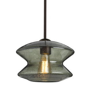 Besa, Zen Stem Pendant, Moss Bubble, Bronze Finish, 1x8W LED Filament, 15Ft. Cord (127|1TT-ZENMS-EDIL-BR-L)