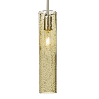 Besa, Juni 16 Stem Pendant, Gold Bubble, Satin Nickel, 1x60W Medium Base, 15Ft. Cord (127|1TT-JUNI16GD-SN-L)