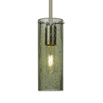 Besa, Juni 10 Stem Pendant, Moss Bubble, Satin Nickel, 1x60W Medium Base, 15Ft. Cord (127|1TT-JUNI10MS-SN-L)
