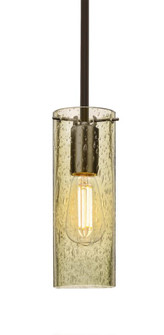 Besa, Juni 10 Stem Pendant, Gold Bubble, Bronze, 1x4W LED Filament, 15Ft. Cord (127|1TT-JUNI10GD-EDIL-BR-L)