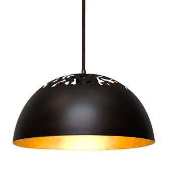 Besa Gordy Stem Pendant, Bronze Finish, 1x60W Medium Base, 15Ft. Cord (127|1TT-GORDY-BR-L)