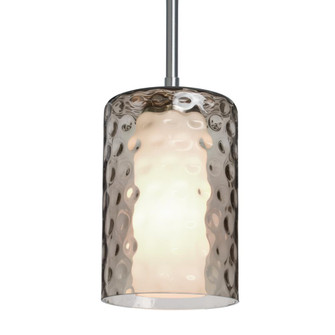 Besa, Esa Stem Pendant, Smoke, Satin Nickel Finish, 1x60W Medium Base, 15Ft. Stem (127|1TT-ESASM-SN-L)