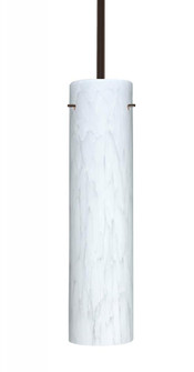 Besa Stilo 16 LED Pendant Carrera Bronze 1x9W LED, 15Ft. Cord (127|1TT-722419-LED-BR-L)