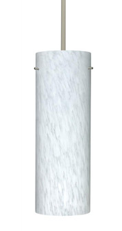 Besa Stem Pendant Stilo 18 Satin Nickel Carrera 1x150W Medium Base A21, 15Ft. Cord (127|1TT-412819-SN-L)