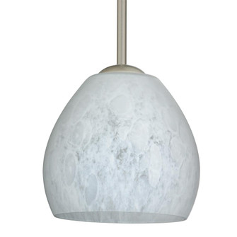 Besa Bolla LED Pendant Carrera Satin Nickel 1x9W LED (127|1TT-412219-LED-SN)